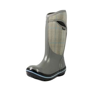 BOGS Boots Womens Plimsoll Prince of Wales Tall WP Rubber 71540 women’s US 8
